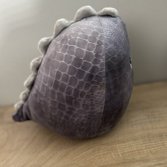 Squishmallow Chuey the Dinosaur Gray 8" Stuffed Animal Stuffey Plush Plushy - Picture 4 of 8